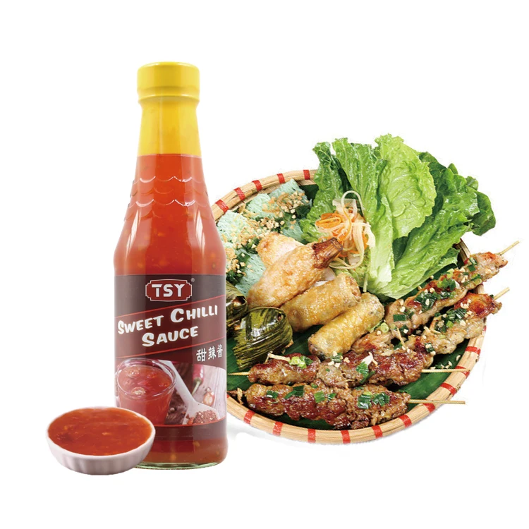 TSY Food HALAL Hot Garlic Tasty Brands Manufacturer Dubai Supermarket 482g Thai Sweet Chilli Sauce for Chicken