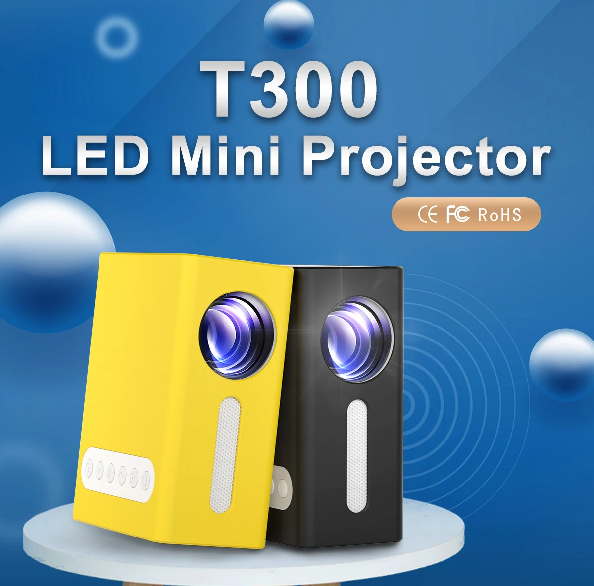 
Daylight Holographic Night Street Education Supported 1080P HD LED Projector 