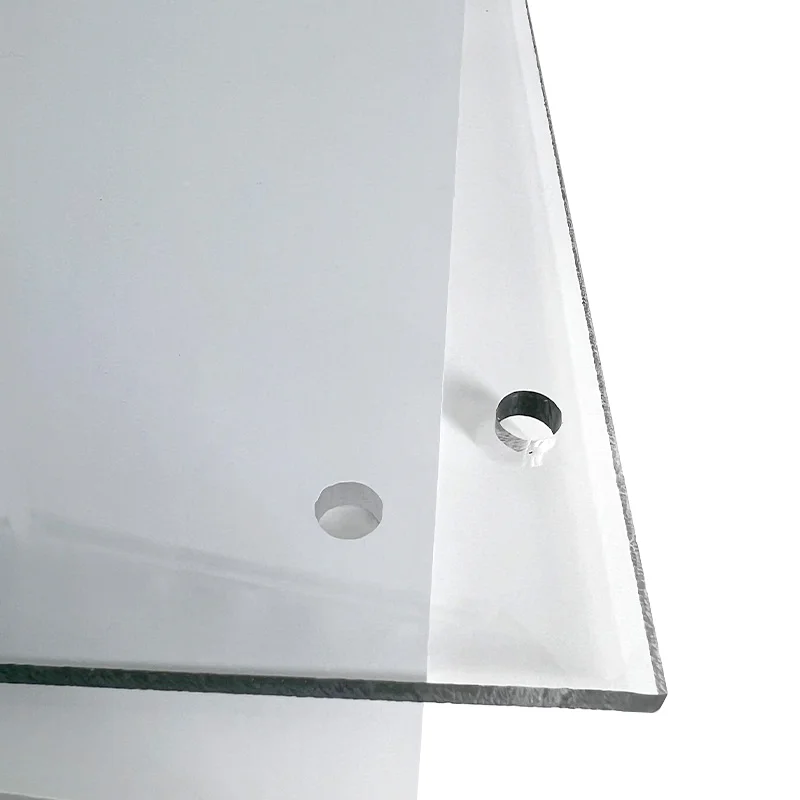 Solid Polycarbonate Sheet Drilling Transparent 6mm PC sheets for Canopy Roofing Panels Greenhouse Board