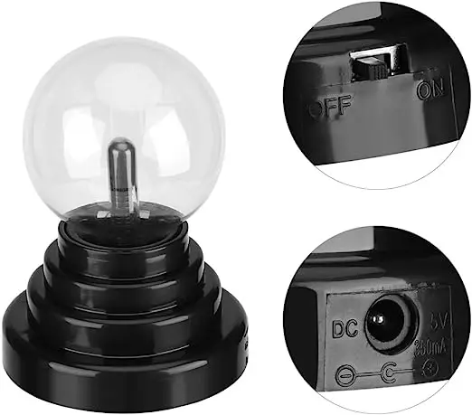 Kids Toy Festival Gift Electric Touch Sensitive Plasma Lamp Grow Light Plasma Lighting Mini Plasma Globe