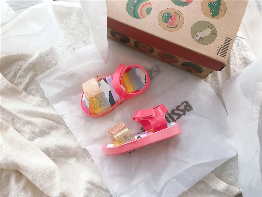 Детские сандалии 2021 Новинка Melissa same новая детская обувь для девочек для мальчиков пляжные детские сандалии летние