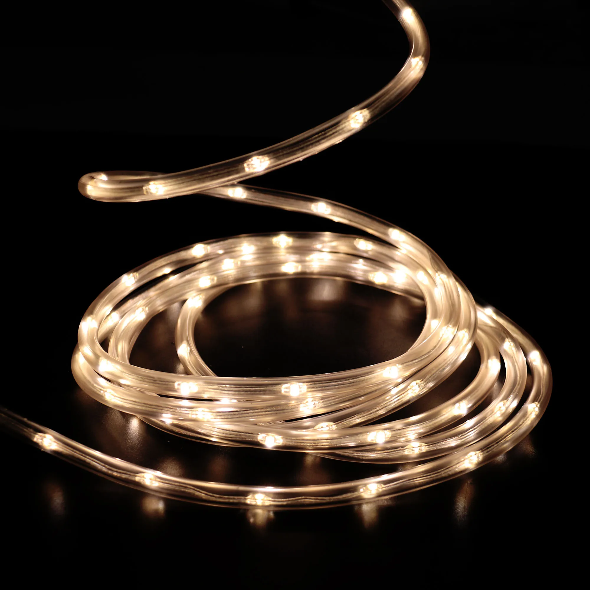 Factory Wholesale Outdoor 36V Warm White Led String Rope Tube Led Christmas Lights