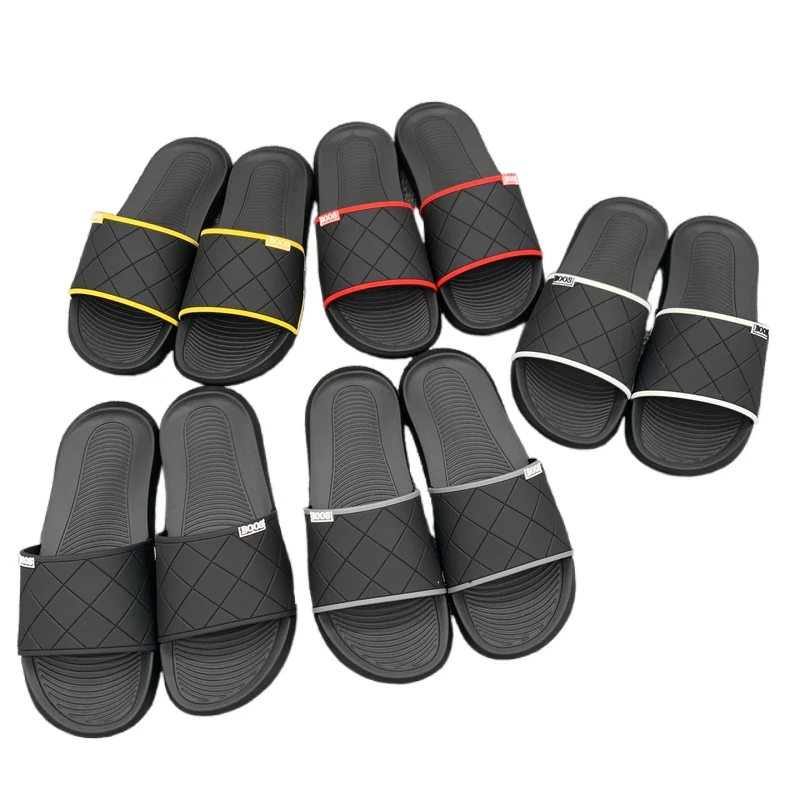 Beach Summer Model Shoe Type Summer Male Sandals Anti Slippery Blue Orange PVC Outdoor Slippers Light Weight,breathable CN;ZHE