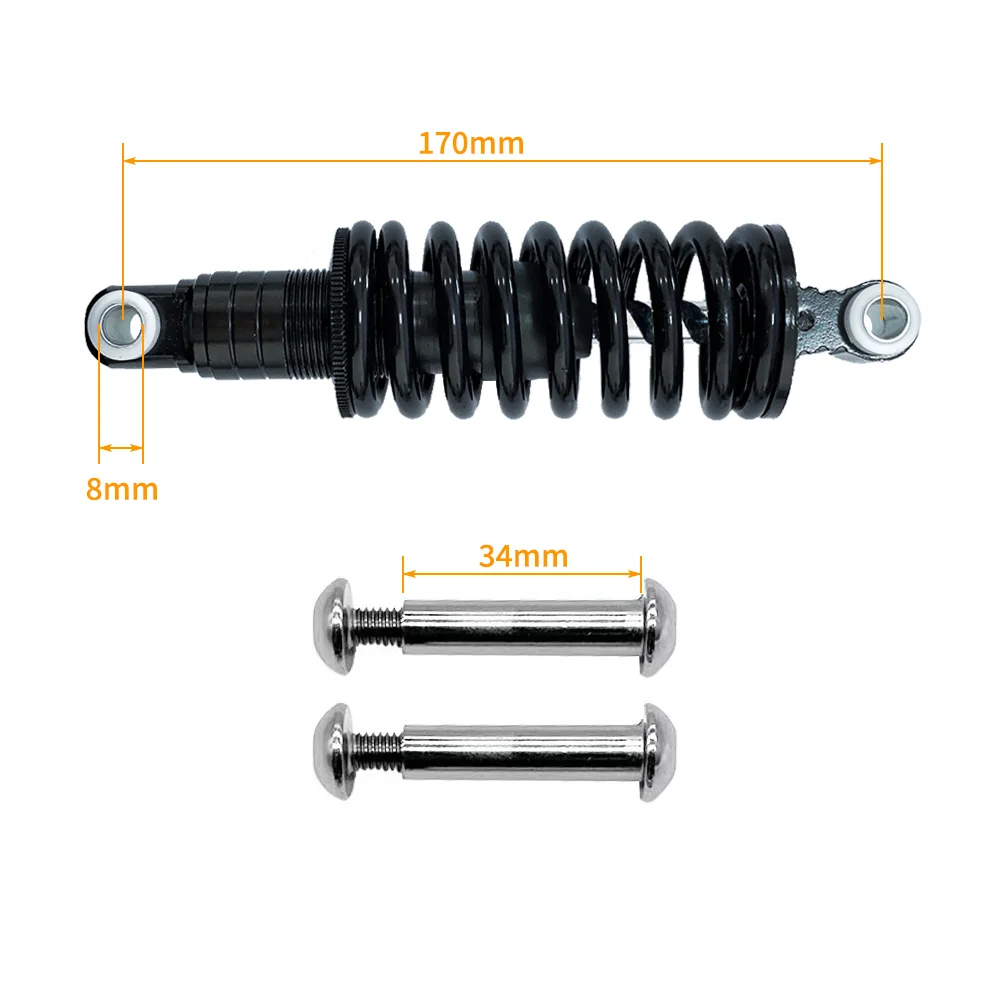 High Quality 170mm Rear Shock Absorber for Dirt Bike Mountain Bicycle Motorcycle