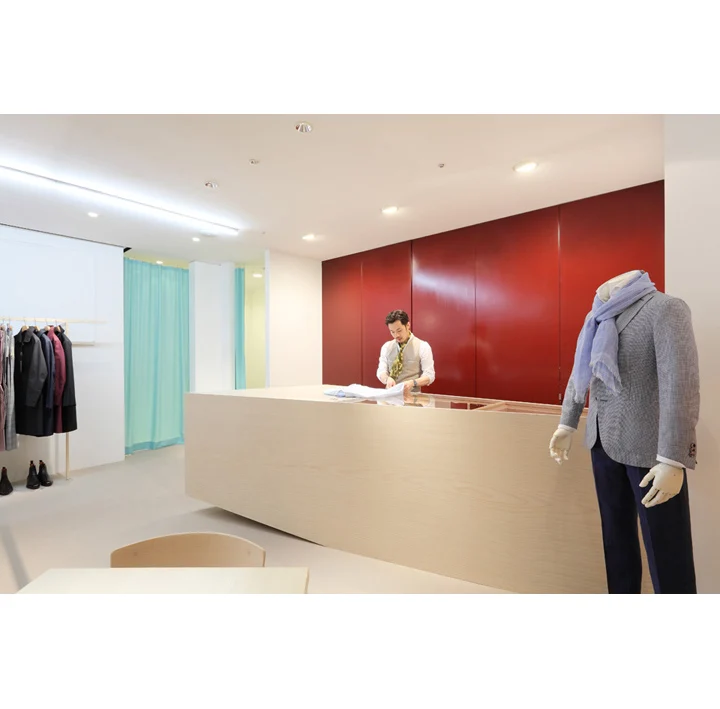 cloth apparel shop display cabinet stand Men Garment Shirt Clothes Display Rack (62573393028)