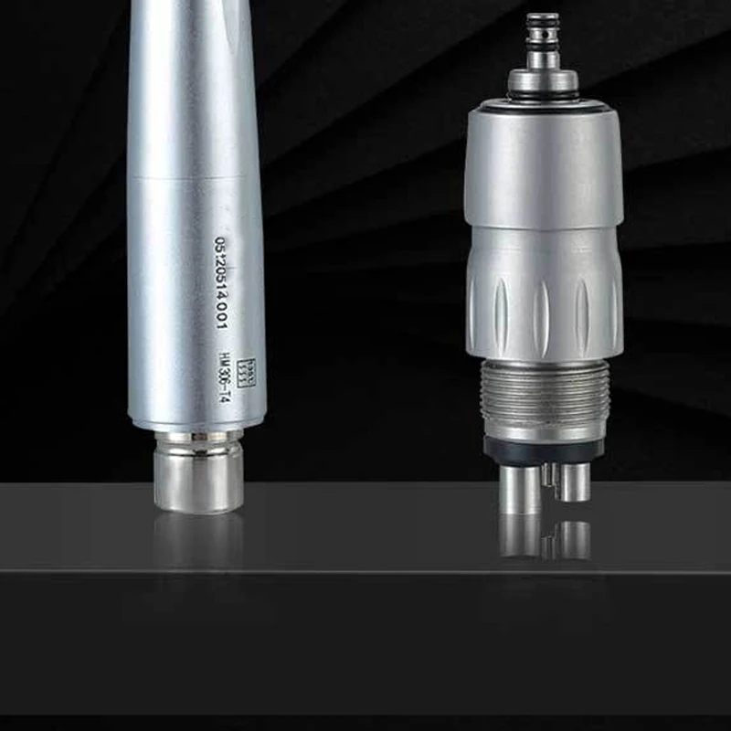 Dental High Speed Normal Handpiece Push Button Ceramic Bearing  Water Spray Air Turbine