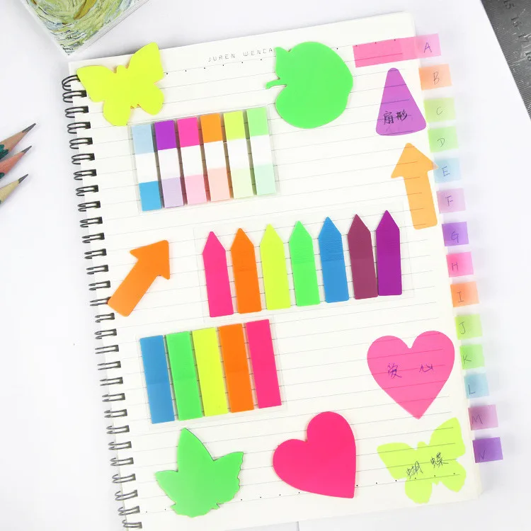 Office Supplies High Quality Paper Custom Sticky Notes and PET Transparent Sticky Notes
