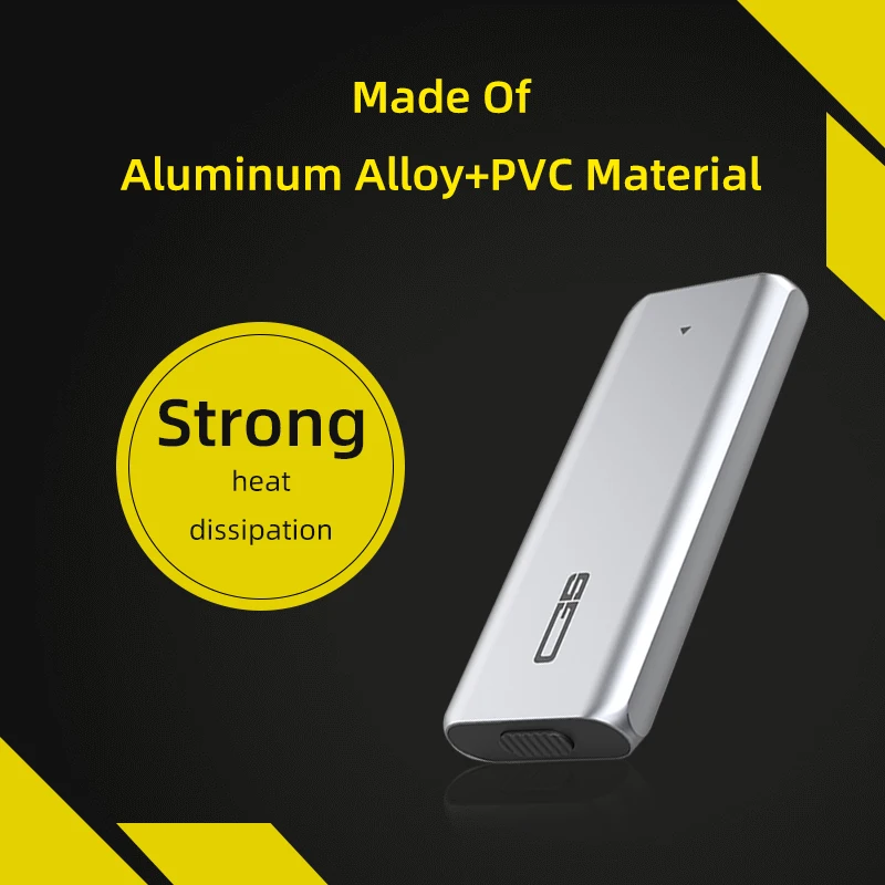 USB 3.1 GEN2 10Gbps m.2 nvme ssd to 2.5inch sata ssd USB external enclosure,Tool Free Hard Drive Reader Case