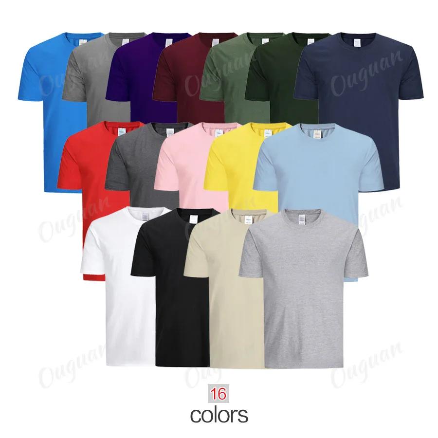 Promotion Gift 60/40 Fitted 60 Cotton 40 Polyester Blank T Shirt, Custom Printing Round Neck 60% Cotton 40% Polyester T Shirt