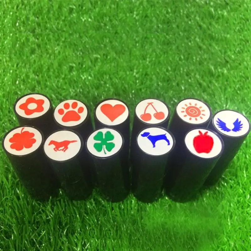 Factory price can be customized Colorfast Quick-Dry Golf Ball Stamp Stamper Marker Impression Seal Gift