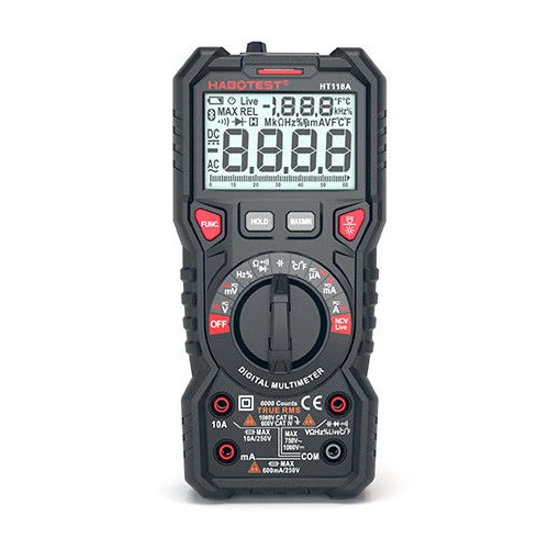  HT118A Цифровой мультиметр Autorange с True RMS 6000 отсчетов Профессиональный