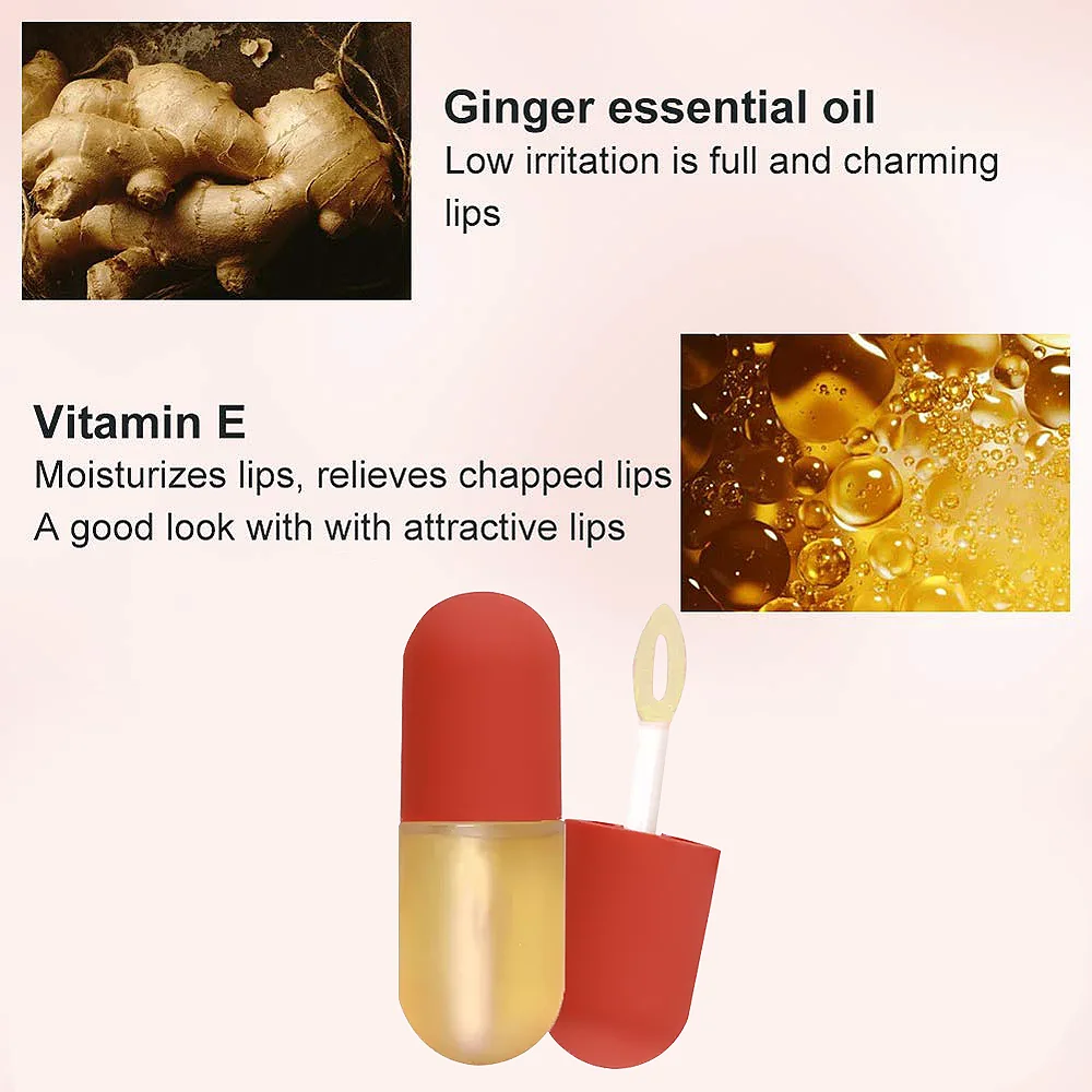 Best seller Diy Manufacturers Private label No scents Make up lip oil Womens Transparent Plump Cute Mini Gloss Lip oil for lips