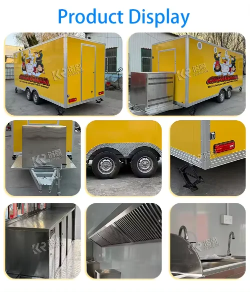 Самый продаваемый OEM мобильный кофейный киоск для еды уличный ресторан полностью оборудованный индивидуальный Многофункциональный грузовик