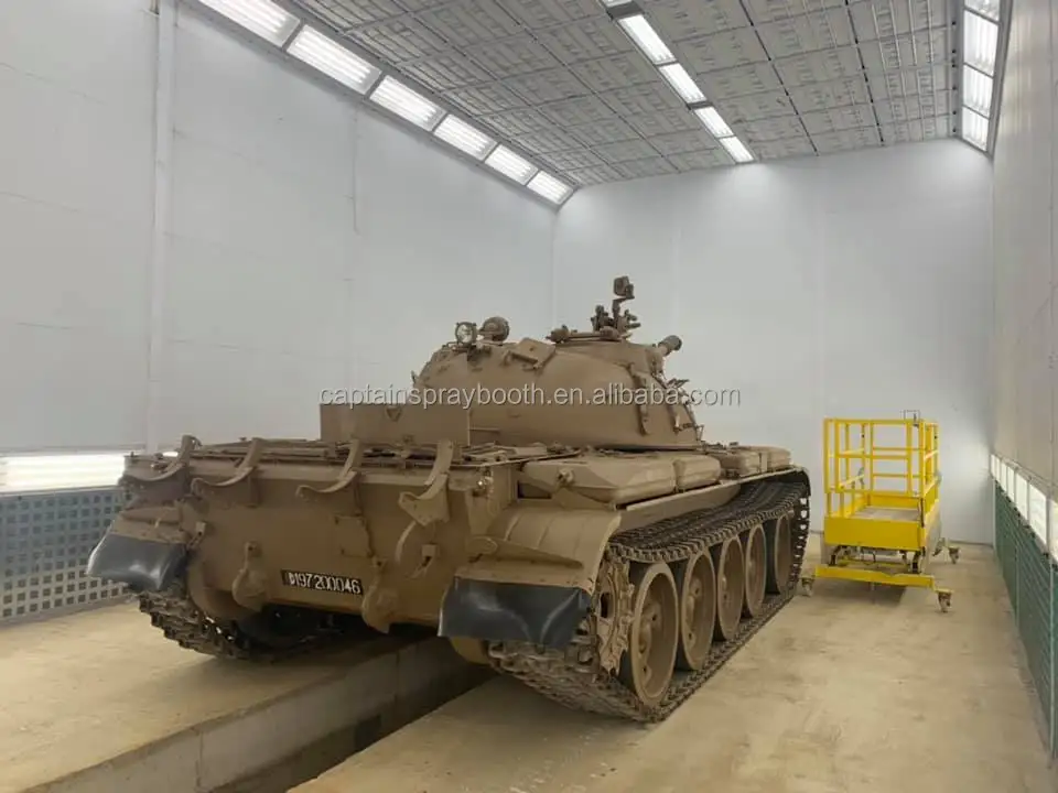 Large Paint Room Customized Spray Booth Is Used As Airplane/Bus/Boat/Special Equipment Even Tank