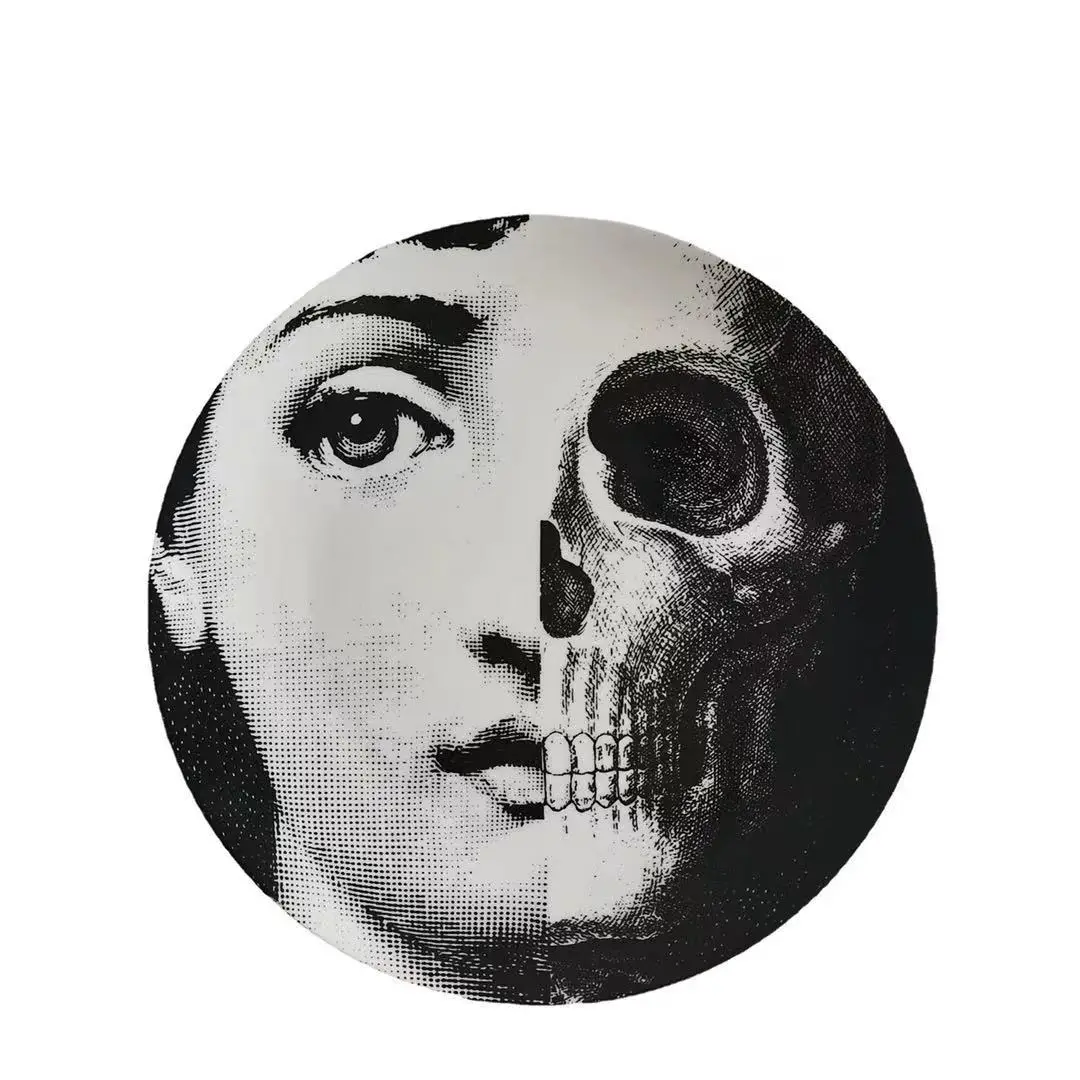 
8 Inch Plates Home Decoration Christmas Gift Decorative Wall Hanging Dishes Nordic Sitting Plate On Wall Picture 