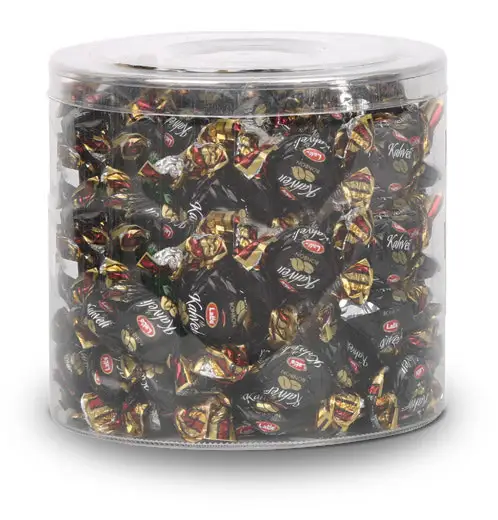 Fruity Flavored Strawberry Shaped Hard Candy in Bag Packaging