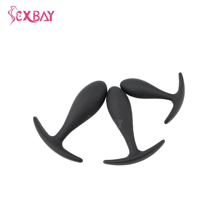 Sexbay brand custom new medical silicone anal plug same-sex, male and female fun water drop design butt plug