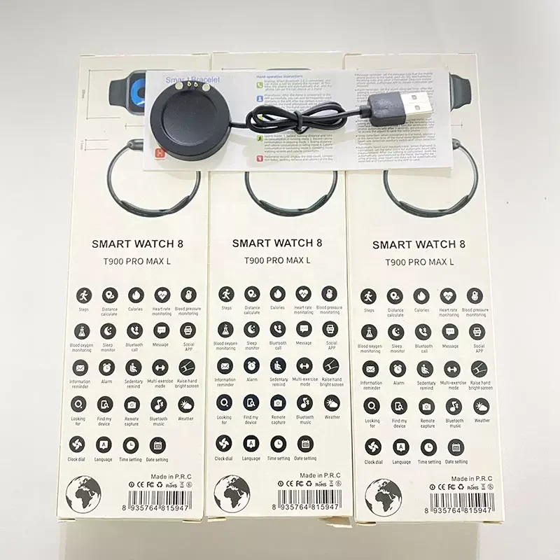 Top Selling Series 8 Smartwatch T900 pro max Liwatch  App BIG Infinite 1.92 inch Screen IP68 Waterproof Fashion Smart Watches