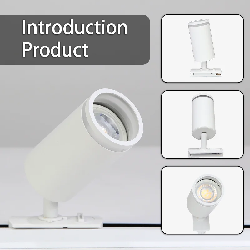 Modern indoor adjustable GU10 lighting fixtures focus commercial spot lights,led spotlights/led track light/tracklight