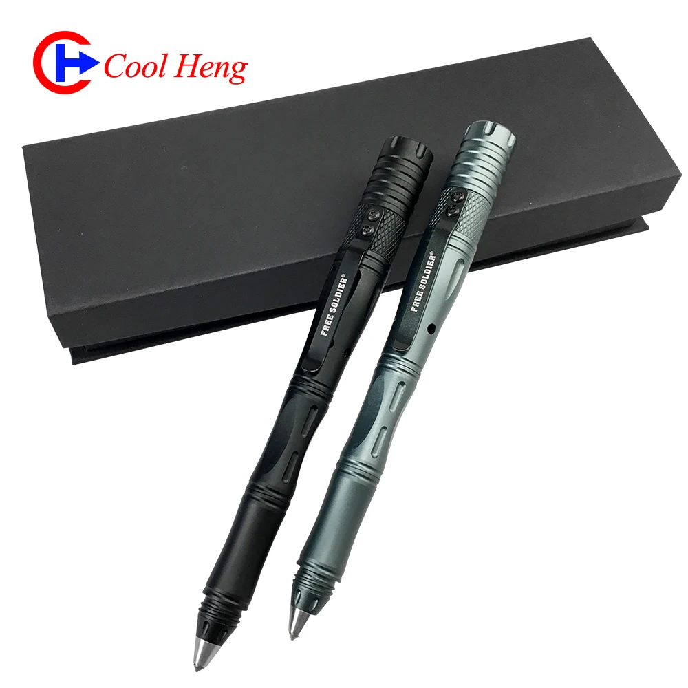 
USB Charge SOS alert self-defense pen with lights Multifunctional military police Broken windows equipment defense tactical pen 