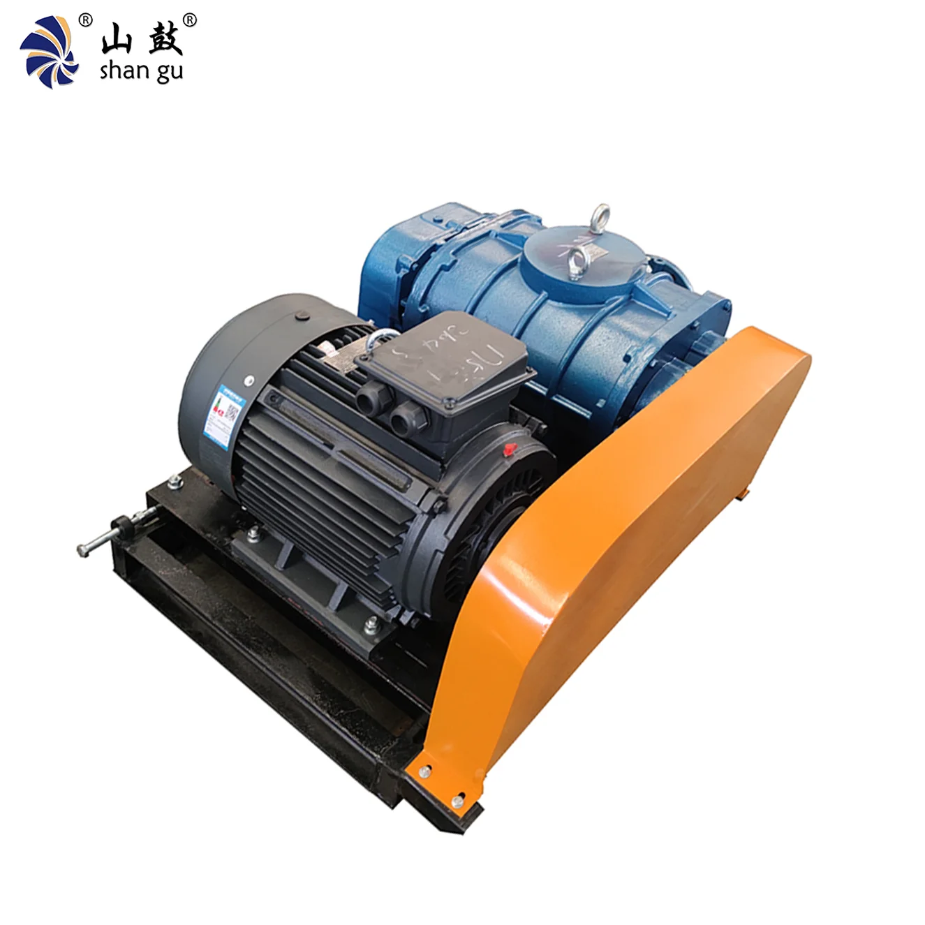 Energy-Saving Three Lobes Industrial Cement Plant RSR-200A Low Noise Air Cooling Lithium Electricity Industry Roots Blowers