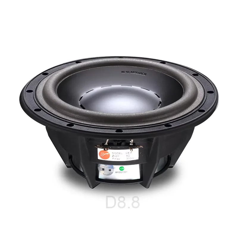 Hi-Fi Midbass экранированный 150 Вт 8 Ом 86 дБ 40 Гц-2000 Гц Hivi D8.8 Hi-end динамик