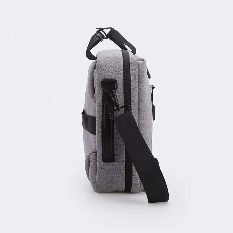 New Design Men Briefcase with Secret Compartment Canvas Shoulder Bag