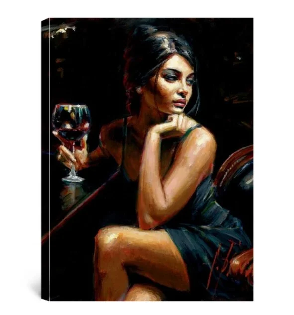 beautiful painted lady image art oil paintings on canvas for sale
