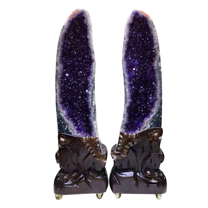 Natural Amethyst Geode Crystals Healing Amatiste Stones Large Quartz Cluster For Sale