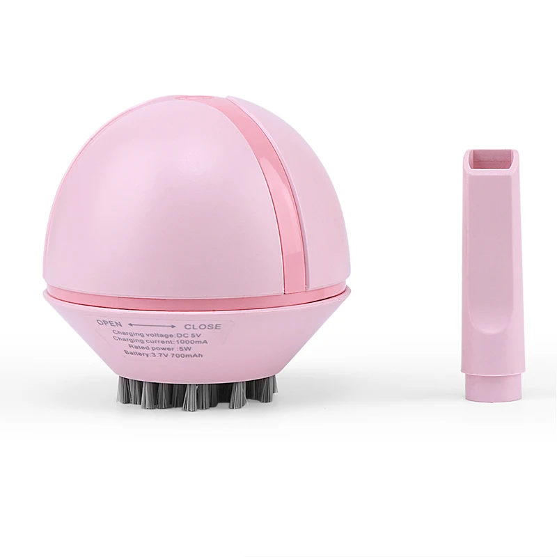 
cute portable mini desktop vacuum cleaner student keyboard cordless wireless use usb rechargeable car window gap dust remover 