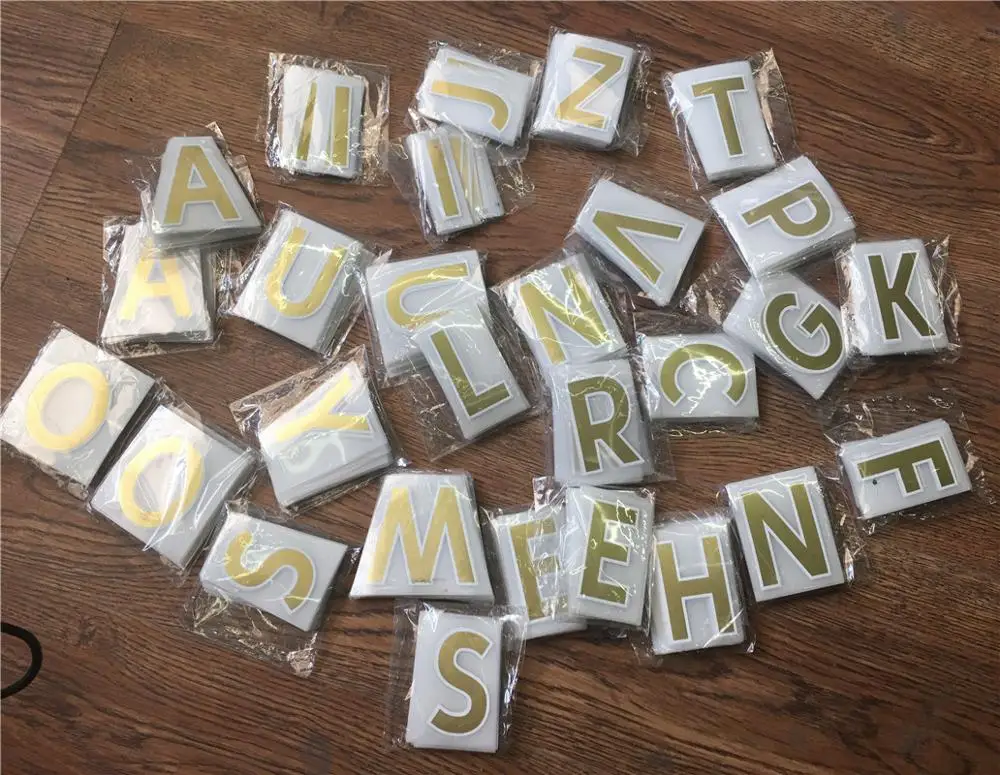 Ada Soccer Heat Transfer Number And Letters Print On Jerseys