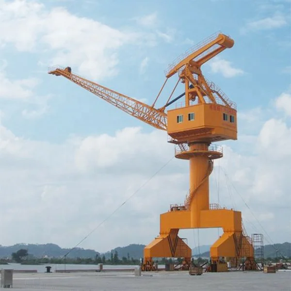 10t 35t mobile harbour crane container hydraulic pedestal portal cranes