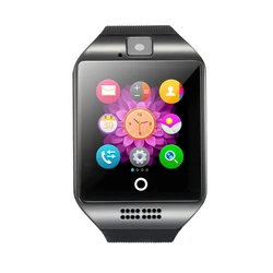New Arrivals 2021 High Quality 1.54 Inch Touch Screen Android Q18 Smart Phone Watch With Sim Card And Camera Mobile