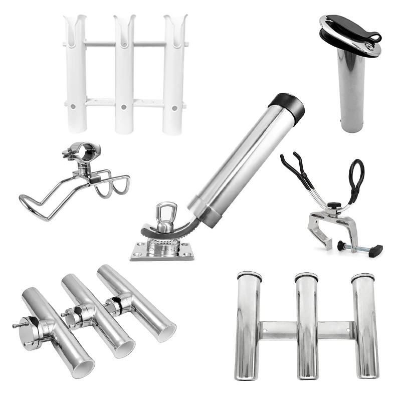 Boat Accessories 3 Rod Rack 4 Rod Rack Wall Mounted Fishing Rod Holder