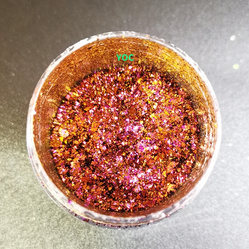 JINRUNLI Multichrome chameleon flakes pigment eyeshadow for makeup