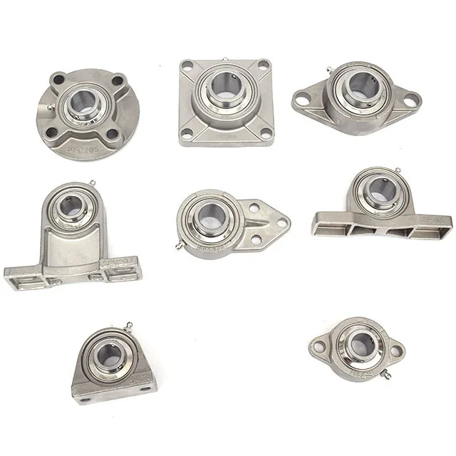 Heavy Duty Wear Resisting Flange Bearings SUCF207 Stainless Steel Pillow Block Ball Bearing F207