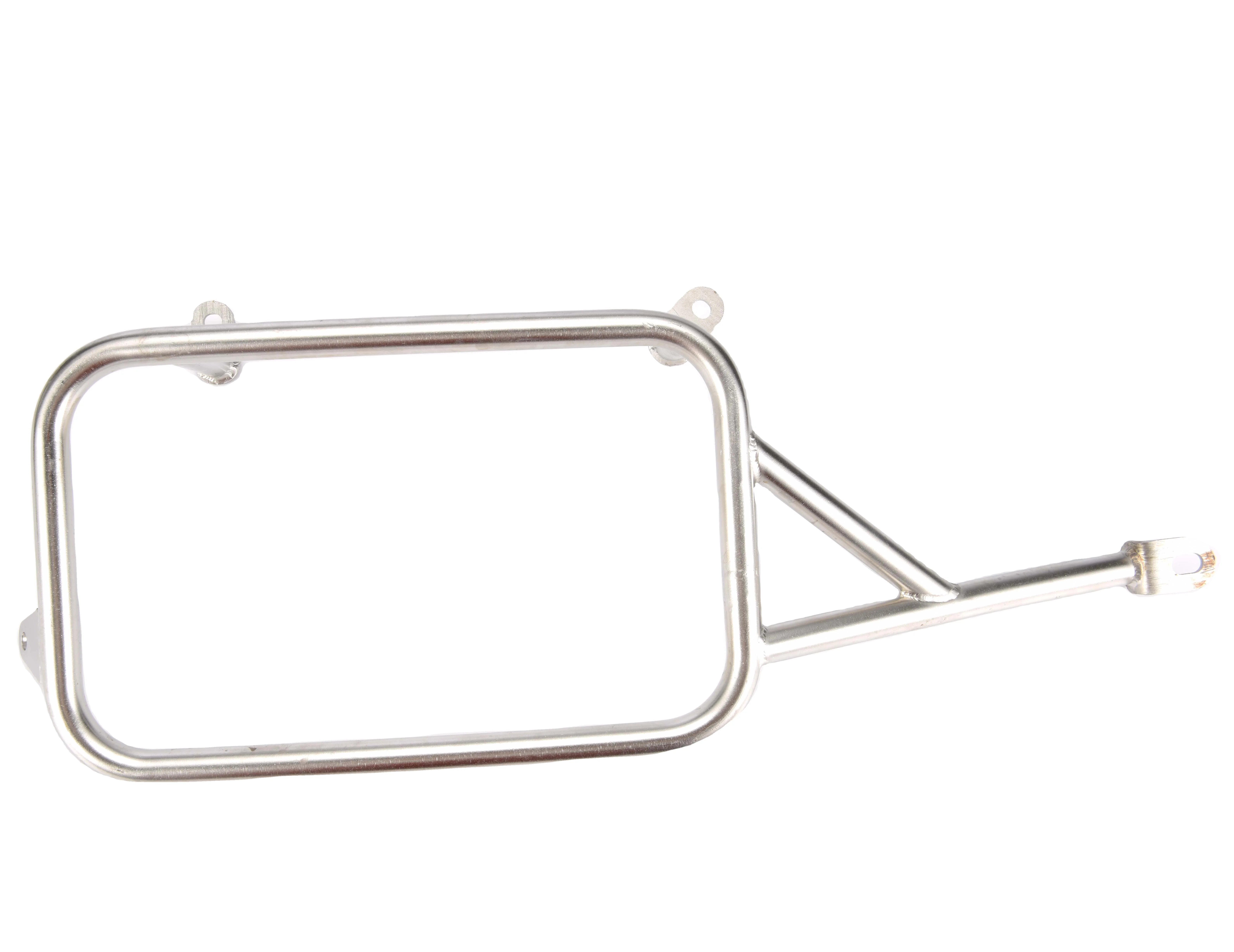 32L/36L/43 Silver Motorcycle Side Box Pannier Racks Panniers For Benelli Trk 502