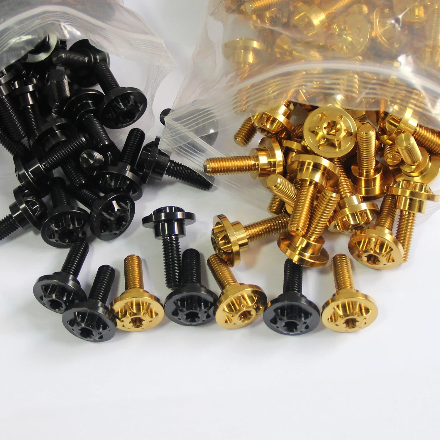 TC4 M5 * 20mm Titanium alloy disc brake head torx screw for motorcycle modified bolt