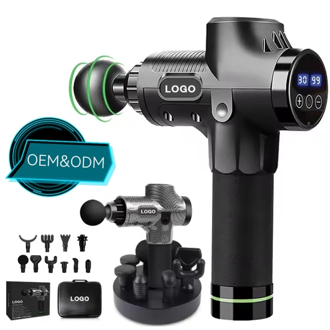 factory Low Sound Vibration Muscle Massage Gun Factory Best Selling Brushless 30 Speed Shenzhen Body Deep Tissue Massage Gun