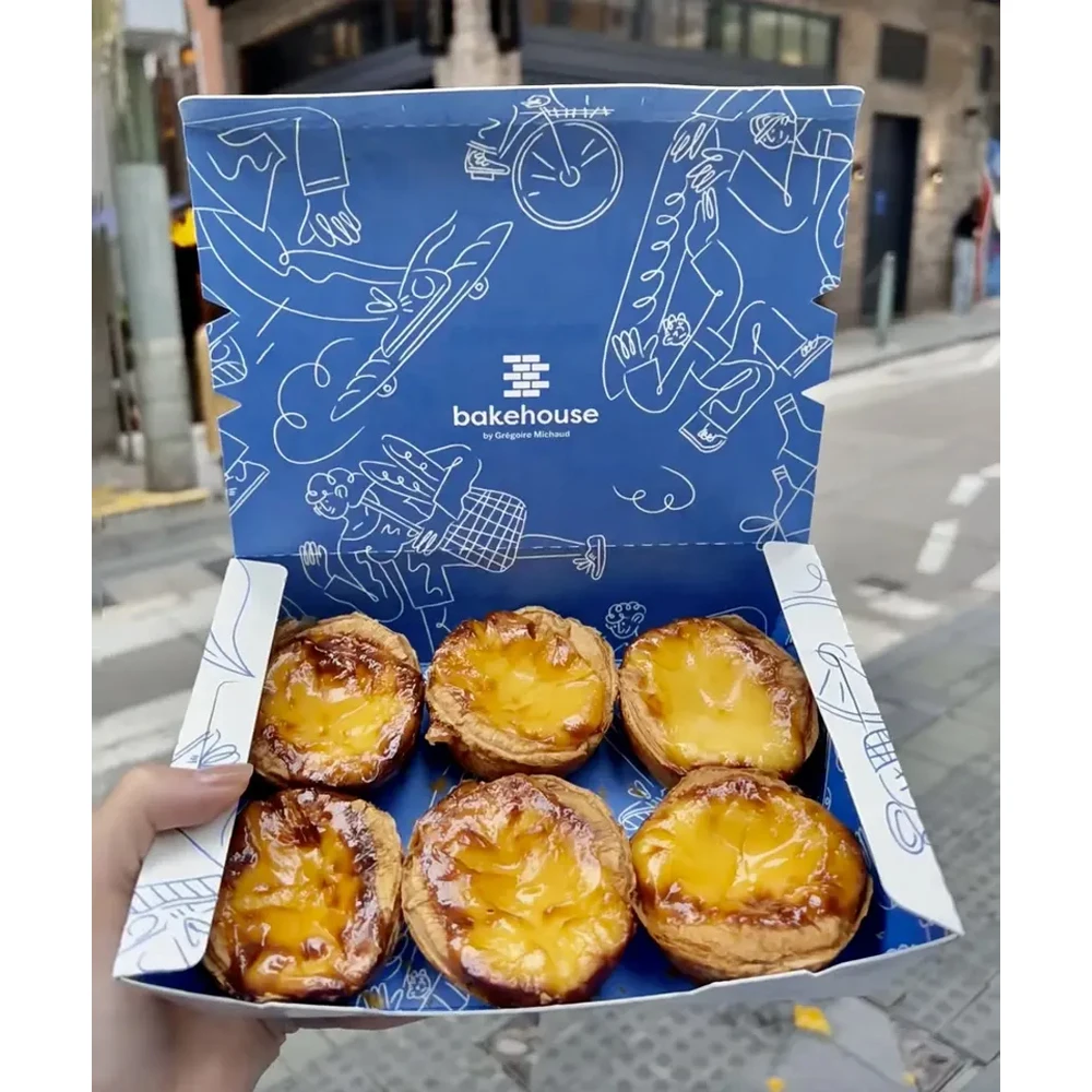 Burger Boxes Recyclable Custom Corrugated Catering Packaging Small Fries Chicken Wing Burger Boxes