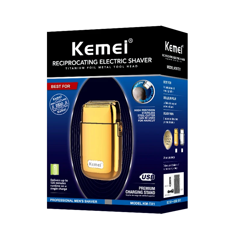 Многофункциональные портативные машинки для стрижки бороды Kemei TX1 2 в