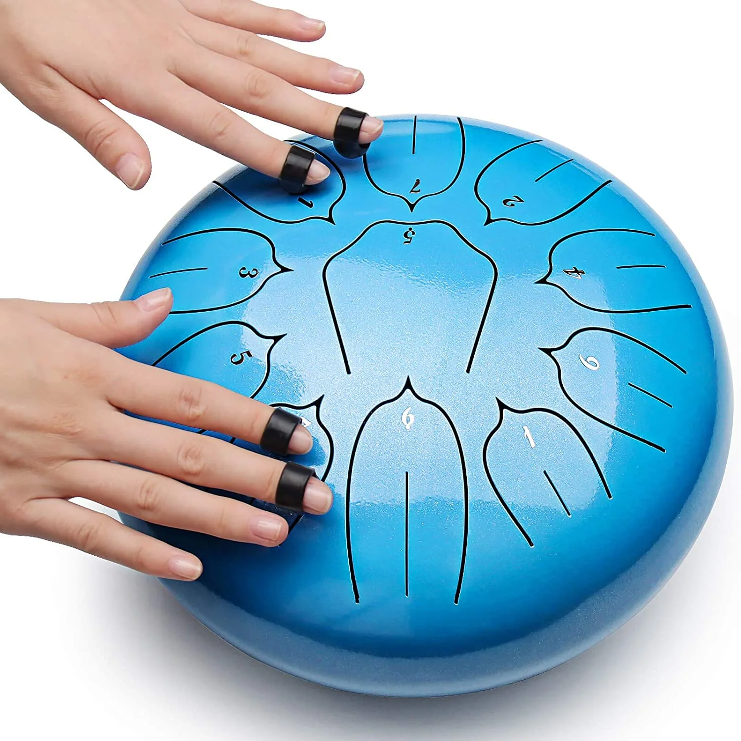 Стальной барабан с язычком 10 дюймов 11 заметок ручной ударный музыкальный инструмент C-Key стальной отличный подарок для начинающих взрослых