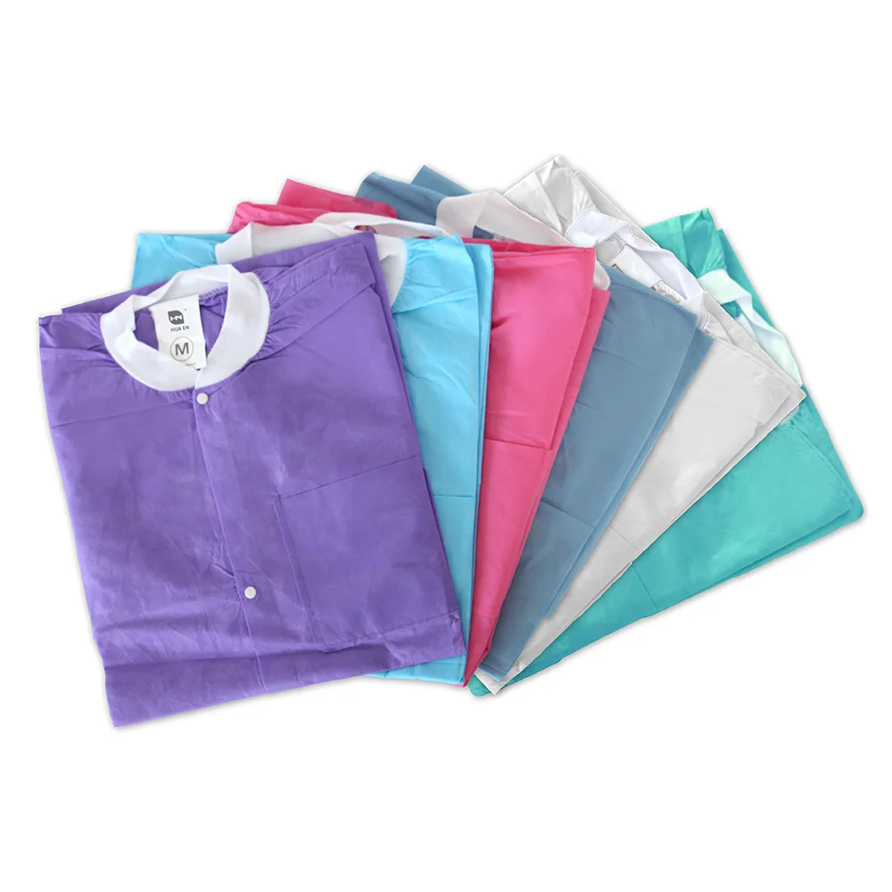 disposable scrub uniform greys anatomy non woven SMS 45g lab