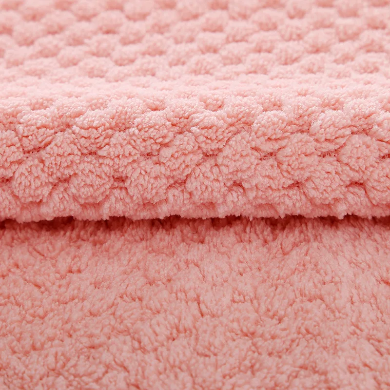 Customized Available High Quality Furniture Lingerie Toy Plain Coral Fleece Fabrics