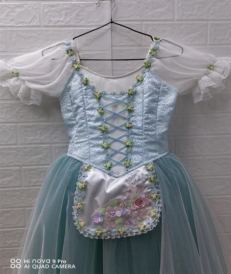 New Jacquard fabric Professionally performed ballet skirt .Romantic dress-10