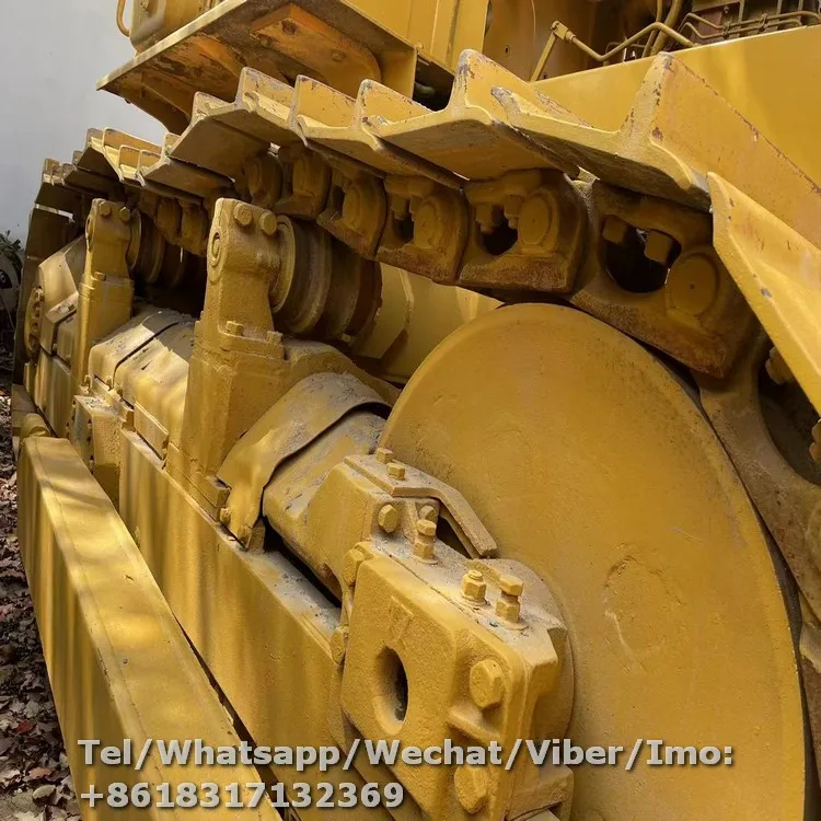 Used Cat Earthmoving Bulldozer Japan Made Caterpillar D5G D5M D6D Track Dozers with Straight Tilt Blade
