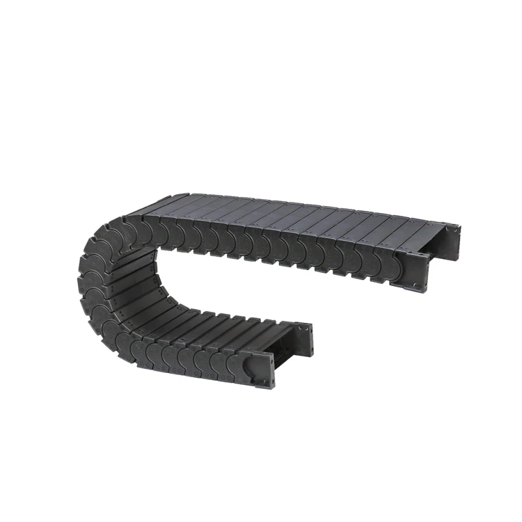 HY CNC Nylon tank towline for laser machine Cable track protection slot for laser cutting machine cable chain