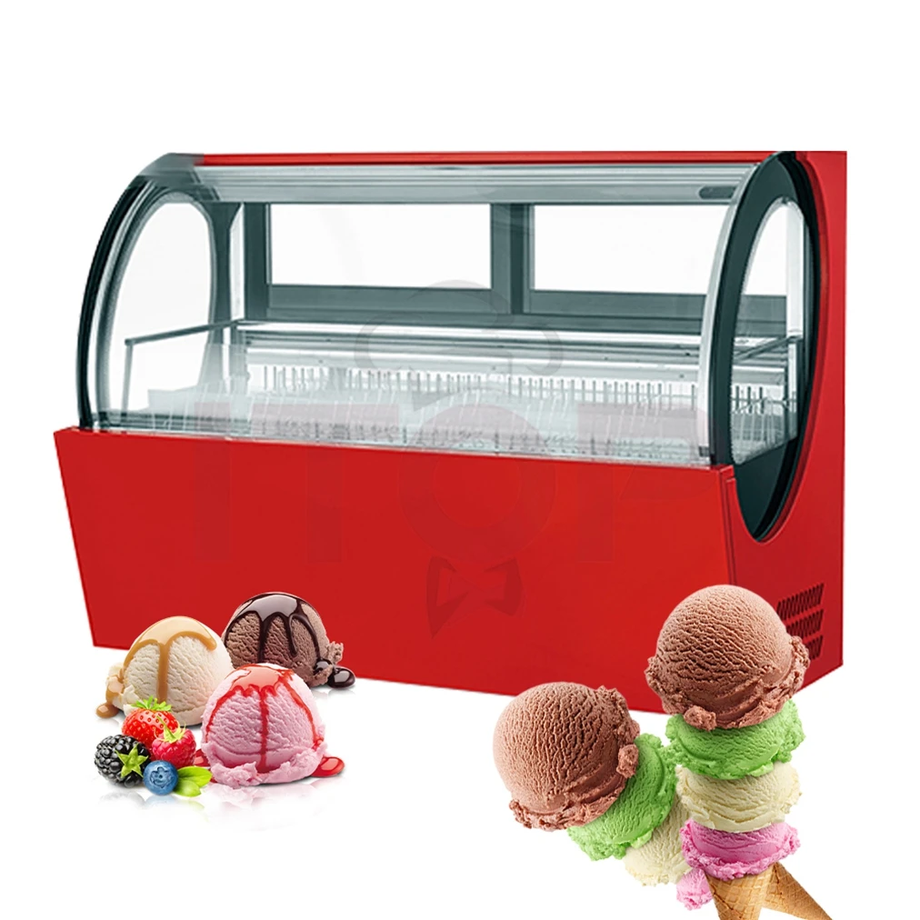 ITOP лидер продаж морозильная камера для мороженого Gelato и с
