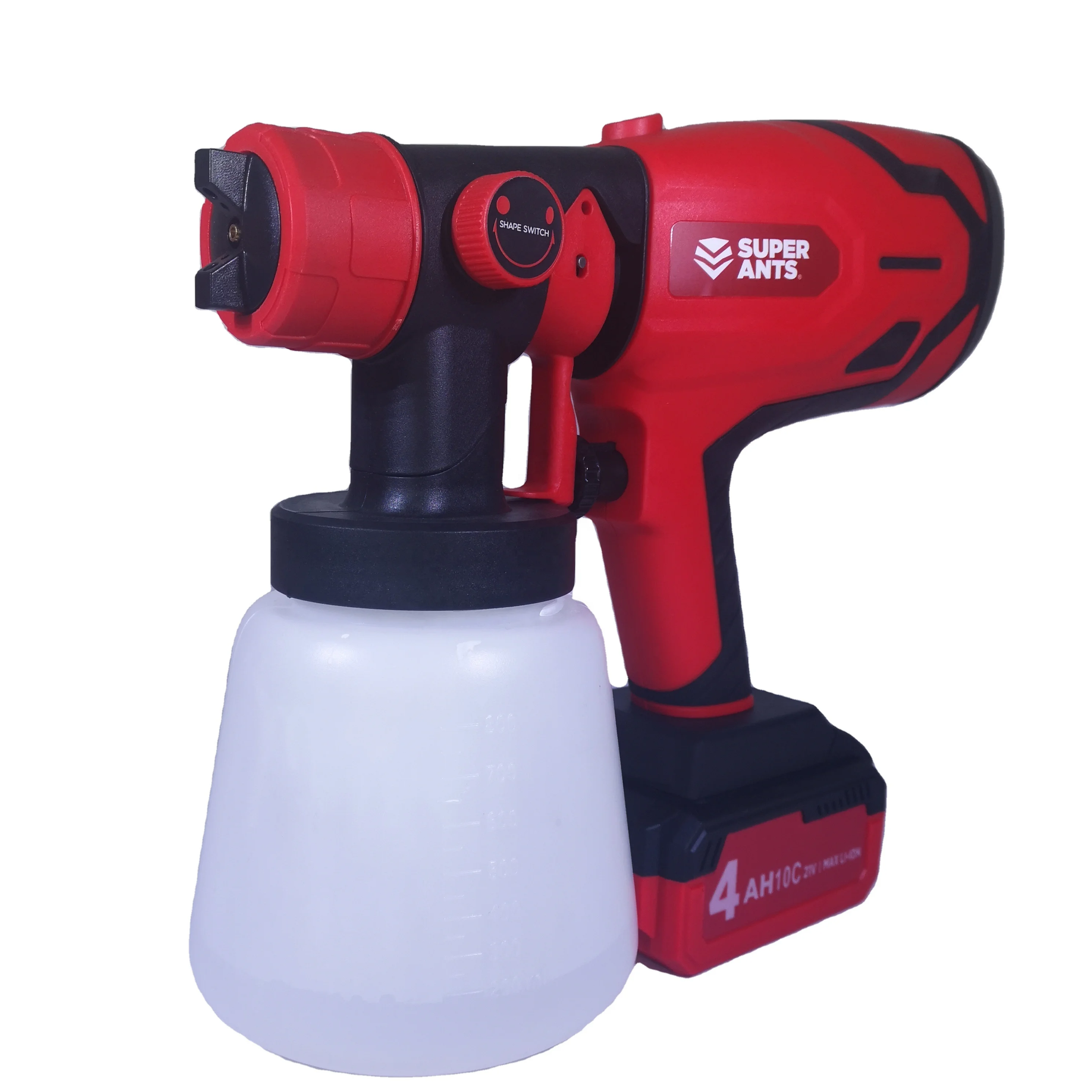 Super Ants 2024 Airless Paint Sprayer Electric Lithium Battery Powered 800ml Cup Volume New Spray Gun for Painting