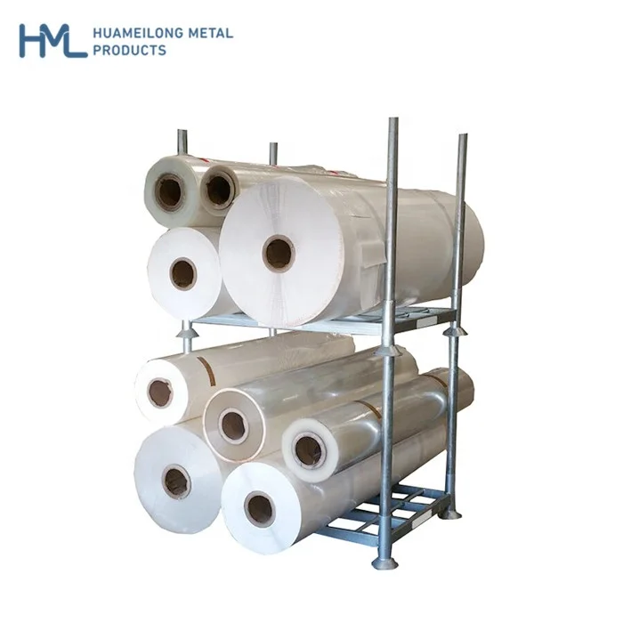 Складское Оборудование Оцинкованная прочная логистическая труба штабелирование холодного хранения Гальванизированный пост стальной поддон конвертер